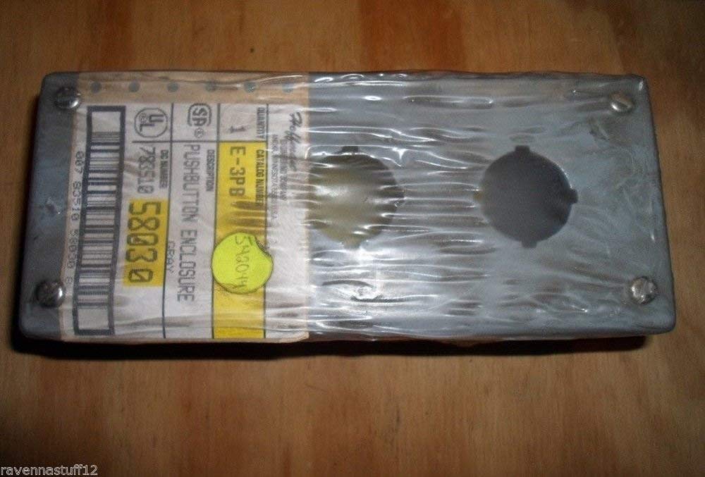 HOFFMAN E-3PB PUSH BUTTON ENCLOSURE (NEW IN PACKAGE)