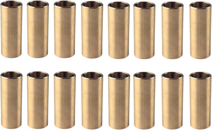 Brass Trailer Leaf Spring Bushing Kit Shackle Bushings for Trailer Axle Compatible with Double Eye Springs ID 9/16"