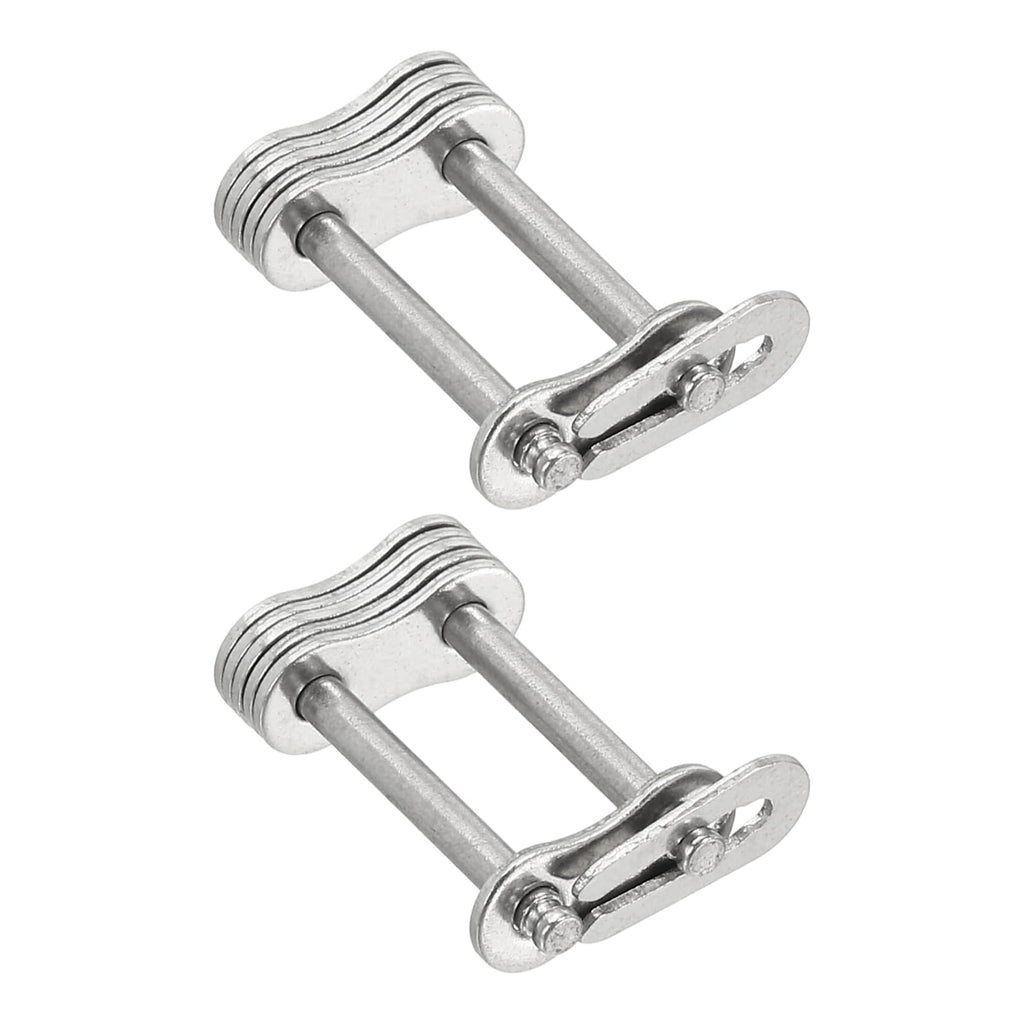 DTGN 2Pcs ISO(DIN) 04B-3 Roller Chain Connect Link, 6mm Pitch