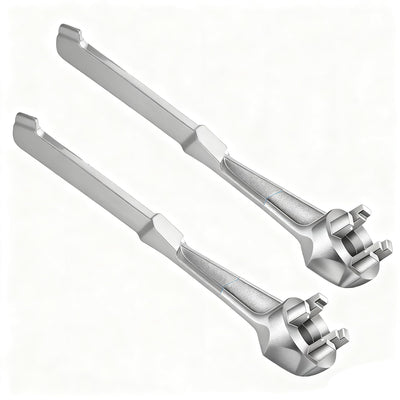 Aluminum Bung Wrench, Non-Sparking 10-55 Gallon Drum Opener, 2-Pack