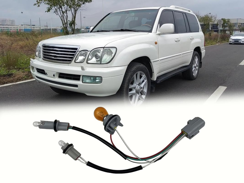 81125-6A240 Headlight Wiring Harness Socket Holder & Bulbs