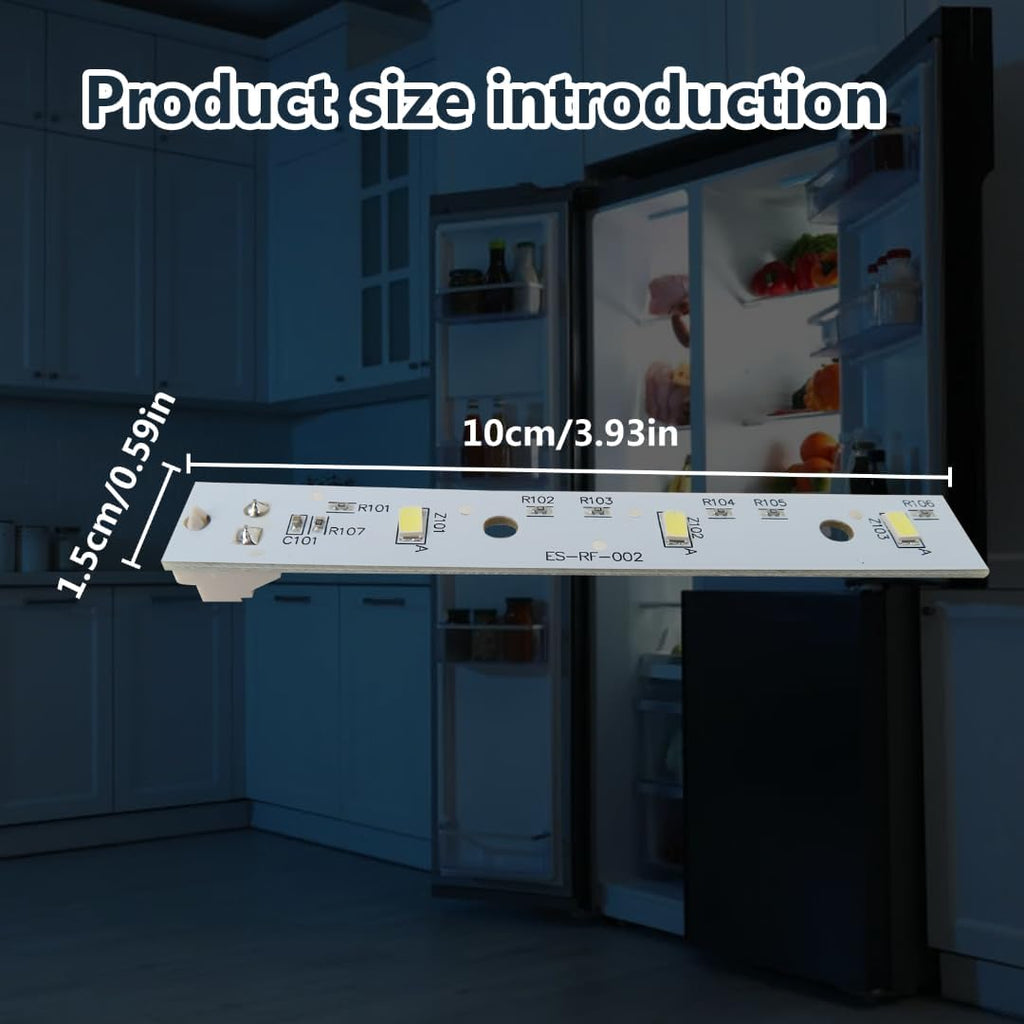 2X Refrigerators LED Light Board for GE GSS25GYPBCFS, GSS25GYPECFS,GSS25GYPFCFS,GSS25GYPJCFS,GSS25IENWHDS,for 4468532, EAP11767930, LED3344588 Update Version by Koerlam