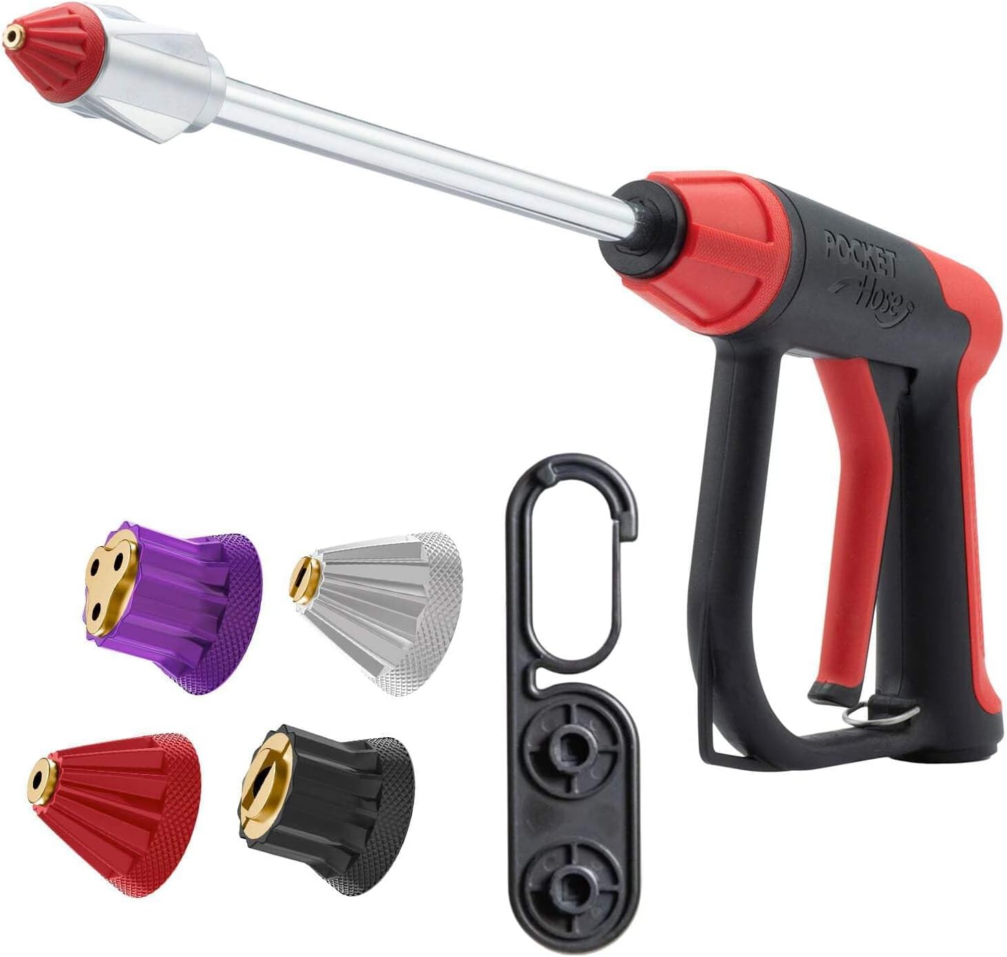 Arrow, AS SEEN ON TV, Customizable Spray Nozzle from Powerful Jet Stream Cleaning to Gentle Garden Watering, Flow