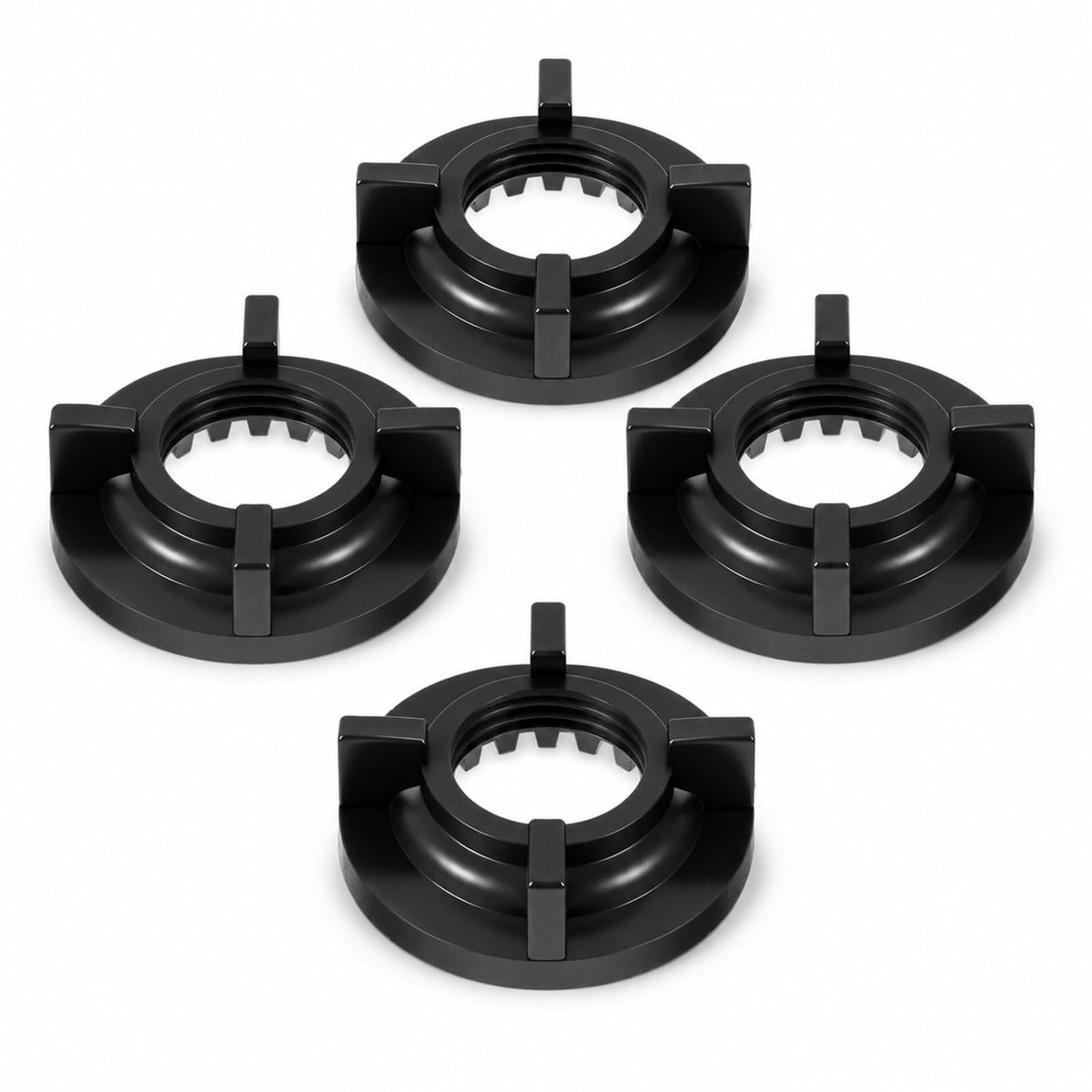 Chsoejuf 4PCS 1/2" IPS Faucet Mounting Nut Durable Plastic Lock Nuts Kit