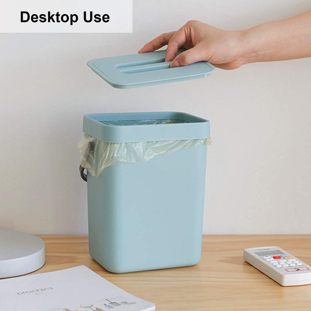 Compost Bin Kitchen, Small Compost Bin for Kitchen, Countertop Compost Bucket with Lid, Odorless Hanging Trash Can