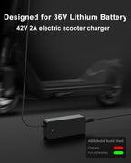 VHBW 42V 2A Electric Scooter Charger for 36V Lithium Battery