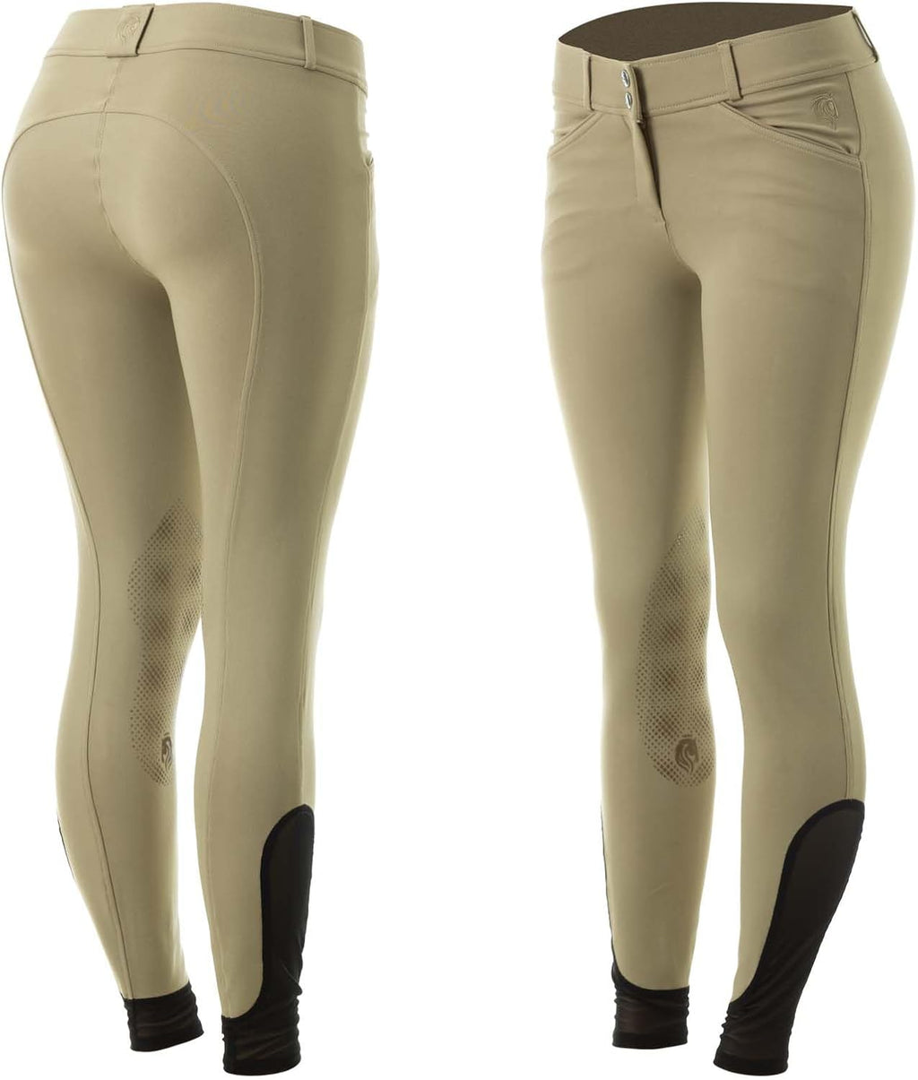 Astrid Silicone Knee Patch Riding Breeches for Women High Comfort
