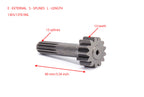 EXSOLID Travel Motor Gear Shaft for BOBCAT E26 7022803
