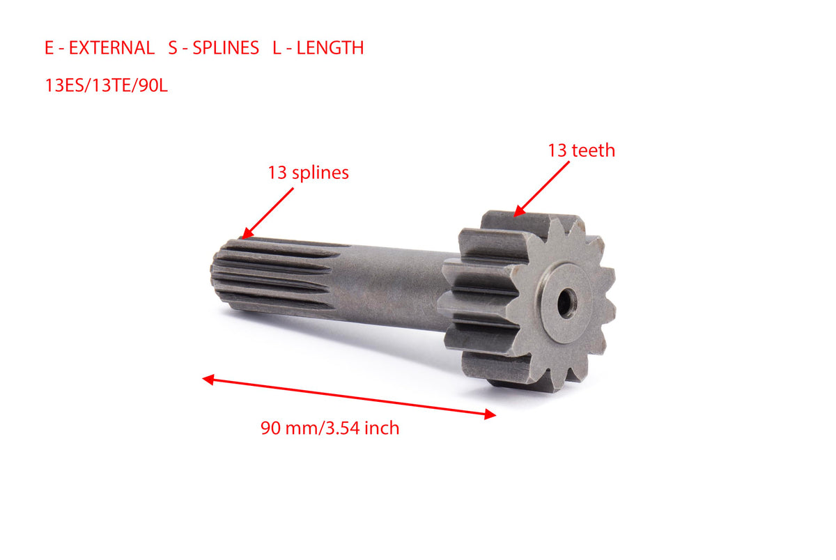 EXSOLID Travel Motor Gear Shaft for BOBCAT E26 7022803