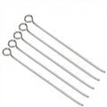 50 Pcs Inoculating Loop, Loops Lab, Mycology Reusable Nichrome Inoculation Needle Tip Loop Holder for Lab Bacterial