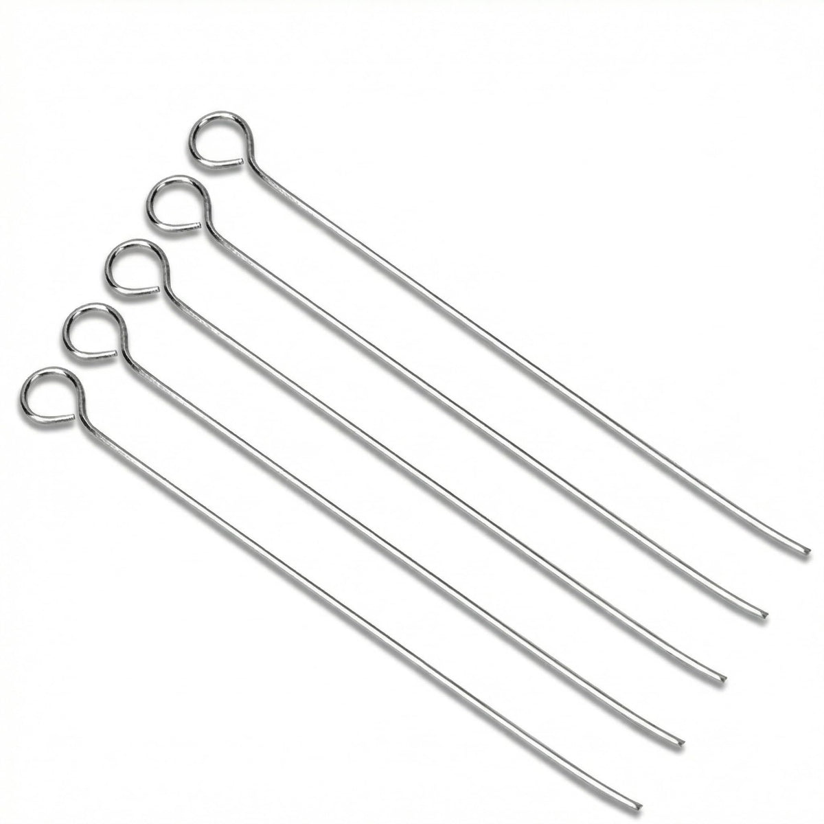 50 Pcs Inoculating Loop, Loops Lab, Mycology Reusable Nichrome Inoculation Needle Tip Loop Holder for Lab Bacterial