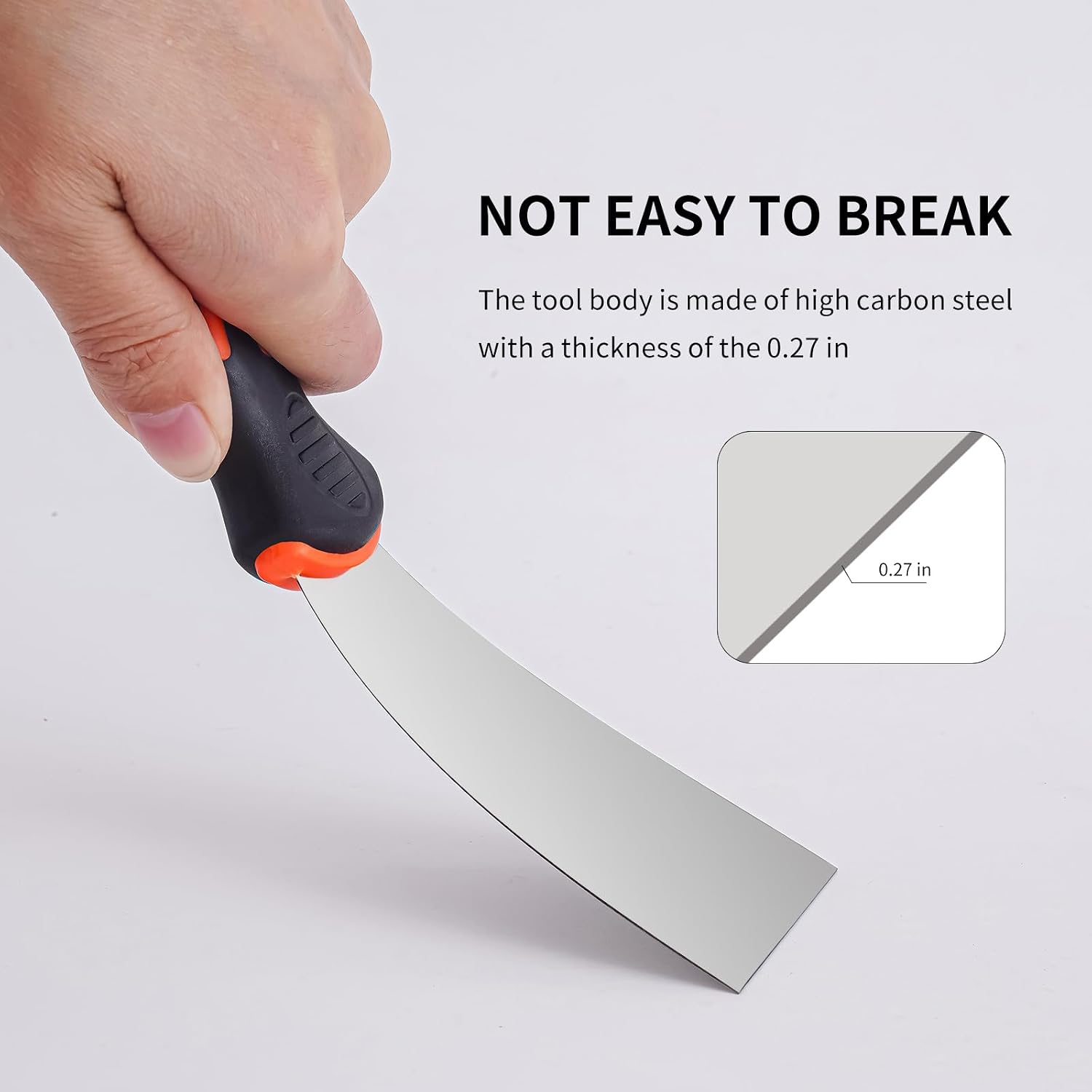 Drywall Knife Set, 10Pcs Drywall Tools Includes Stainless Steel Putty Set, Taping knife, Painter Scraper Tool & 14"