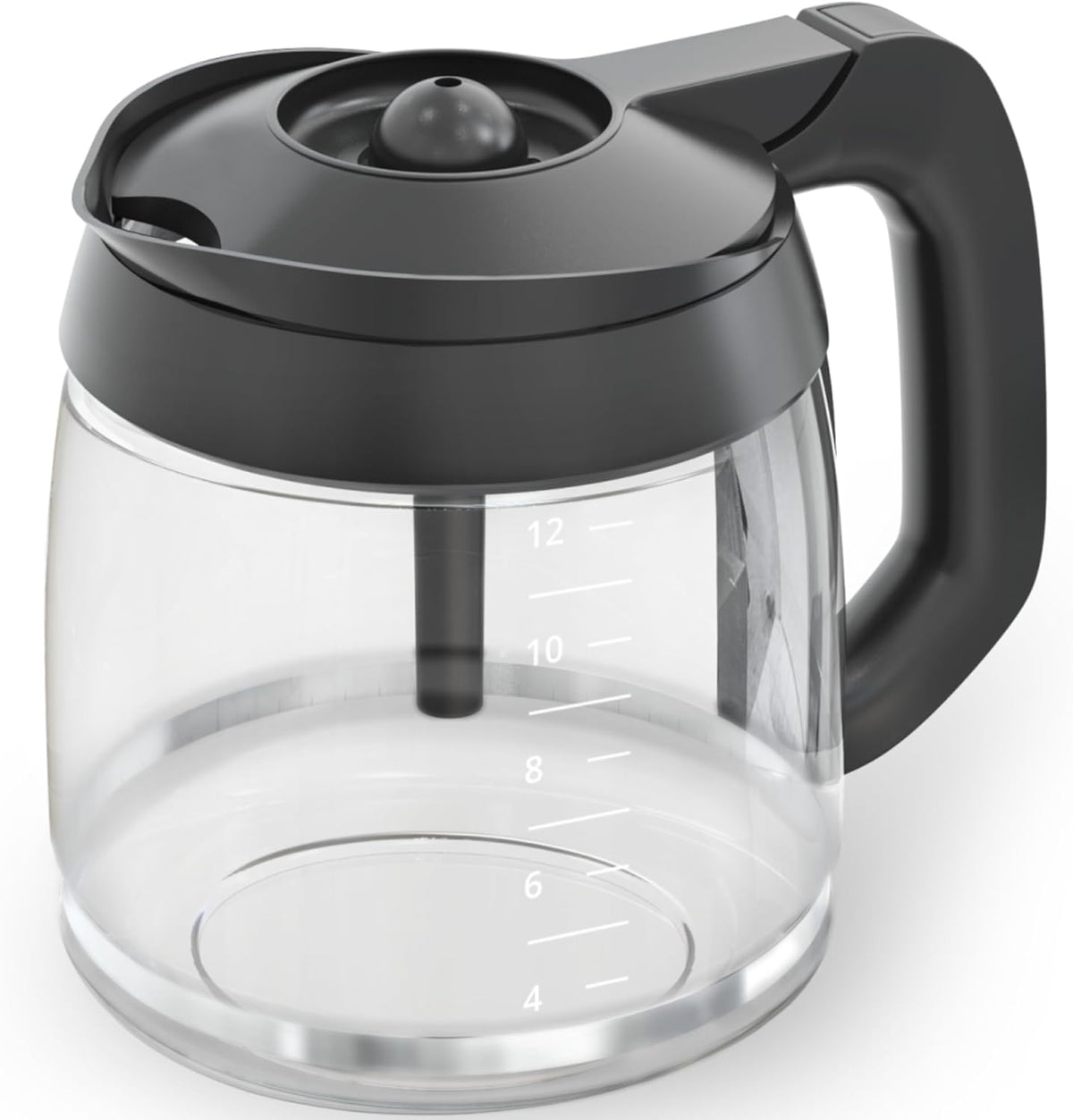 12-Cup Glass Coffee Carafe Replacement Compatible ONLY with Ninja Coffee Brewer Maker Models CE251 CE201 CE201C CE200