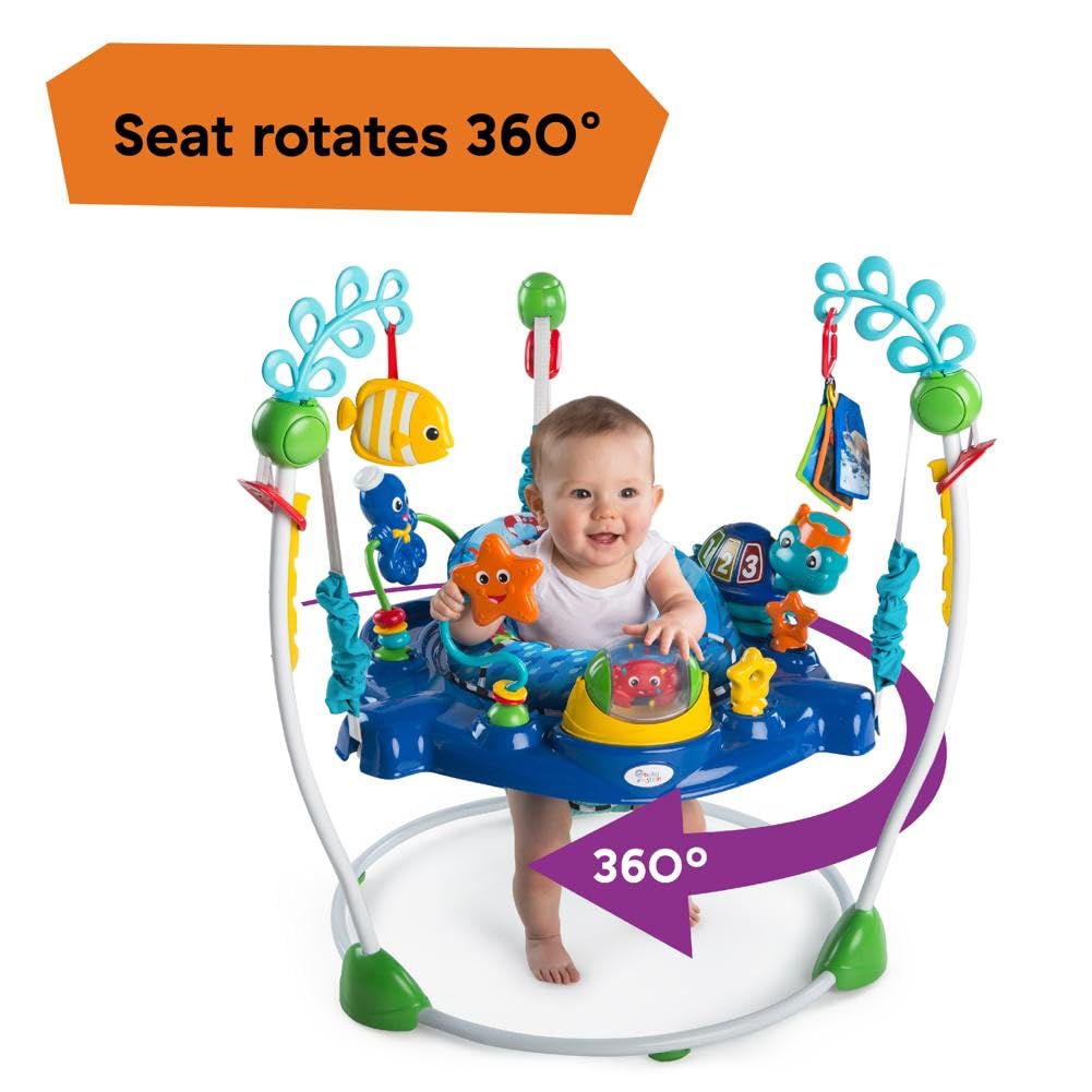 Neptune's Ocean Discovery Activity Baby Jumper Activity Center, Ages 6 Months +, Max Weight 25 lbs., Unisex