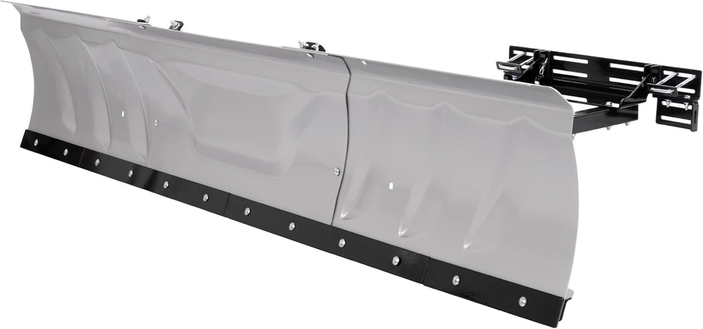 60" - 72" Universal UTV Switchblade Snow Plow Blade Angle Adjustable | Steel Powder Coated Gray+Black