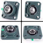 1 Pcs,UCF216 Inner80mm 4-Bolt Flange Bearing Unit, Cast Iron Housing