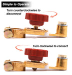 12V/125A Top Post Battery Disconnect Switch, Quick Battery Cut Off Switch