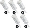 5 PK 3 piece Cylinder Fermentor Airlock w/ Grommet / Air Lock HomeBrew Wine Beer