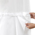 1 Pack Fabric Snap-in Shower Curtain Liner Replacement,Compatible with No Hook Shower Curtain with Snap in Liner