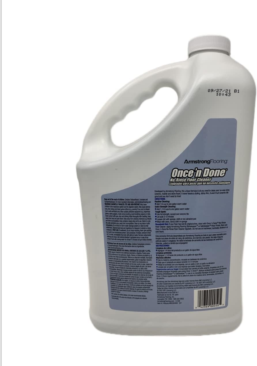 330408 Once 'N Done Concentrated Floor Cleaner, 1-Gallon
