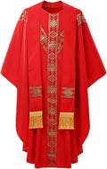 Catholic Priest Chasuble Church Mass Vestment Robe with Stole