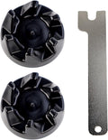 2Pcs Black 9704230 Blender Drive Coupler with 1 Spanner Replacement Parts