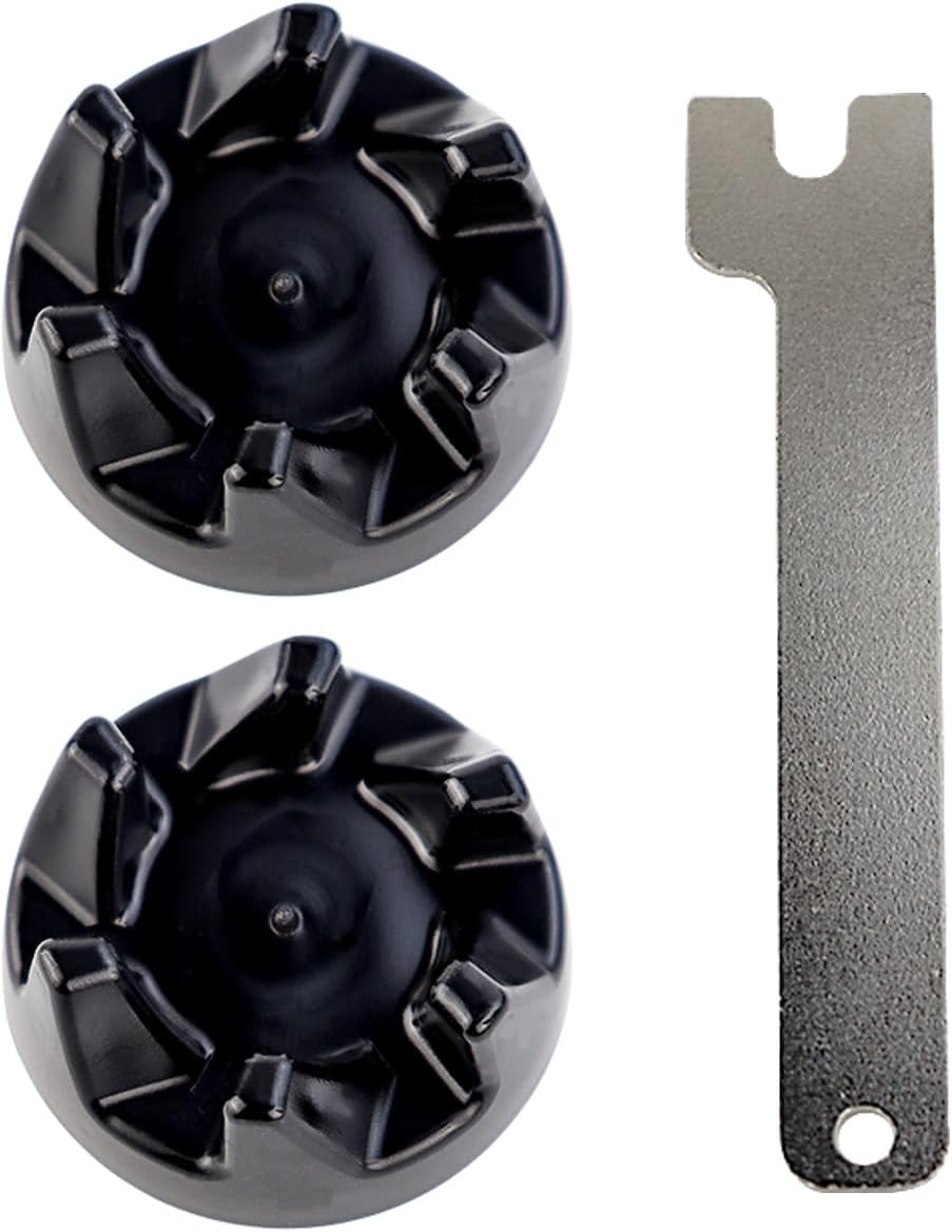 2Pcs Black 9704230 Blender Drive Coupler with 1 Spanner Replacement Parts