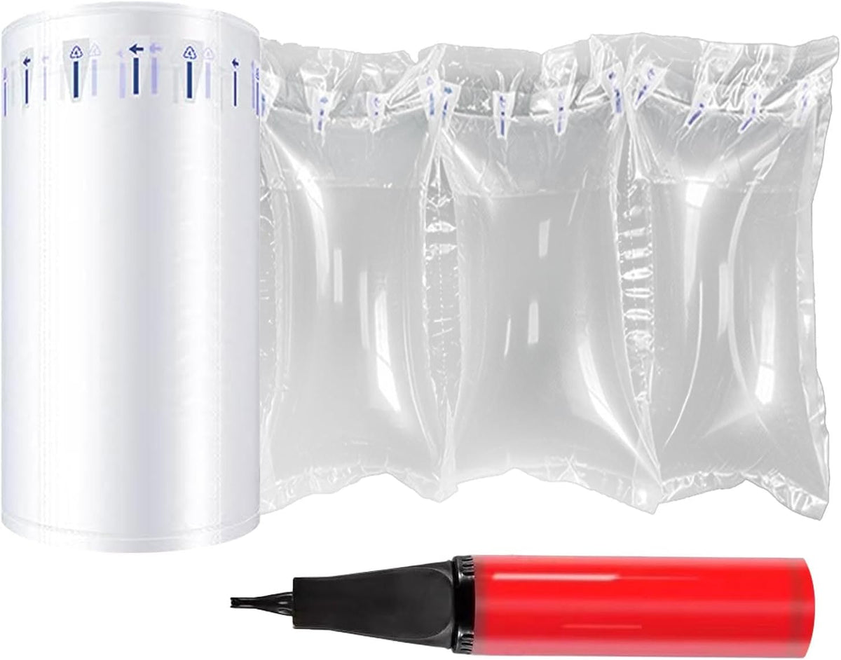 Air Pillows for Shipping with Pump, 400 Count Inflatable Packaging Air Bags, Shipping Box Filler Packing Materials