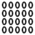 uxcell 48Pcs AS-204 Nitrile Rubber O-Rings 3/8" ID 5/8" OD 1/8" W
