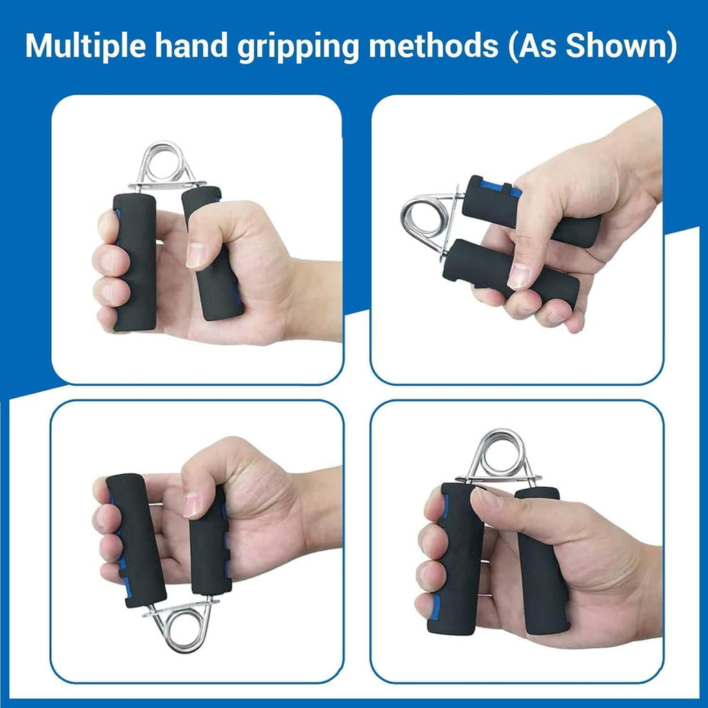 E-smartinlife Hand Grip Strengthener Set, Finger Gripper - Soft Foam Hand Exerciser for Quickly Increasing Wrist