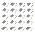 Rannb Carbon Motor Brushes Power Electric Tool Replacement 15mm x 10mm x 5mm- 20pcs