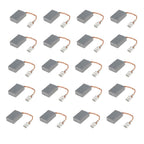 Rannb Carbon Motor Brushes Power Electric Tool Replacement 15mm x 10mm x 5mm- 20pcs