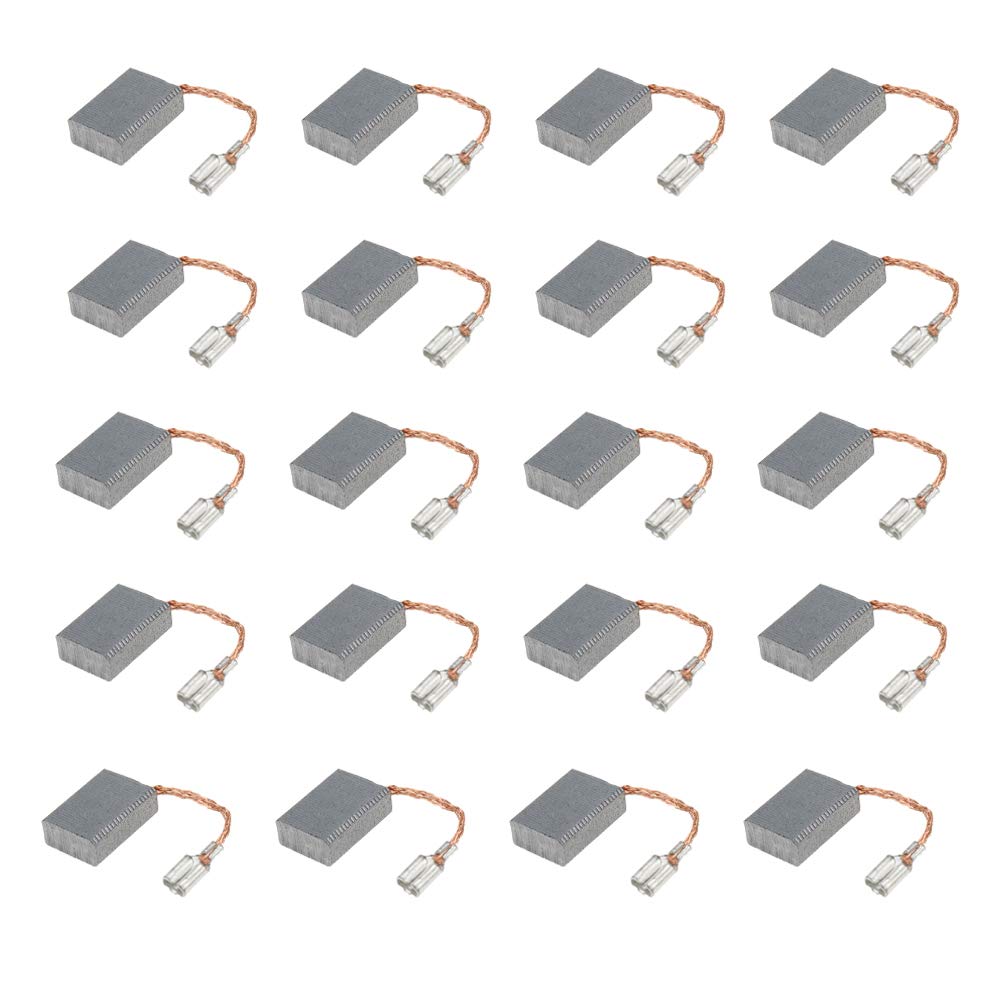 Rannb Carbon Motor Brushes Power Electric Tool Replacement 15mm x 10mm x 5mm- 20pcs