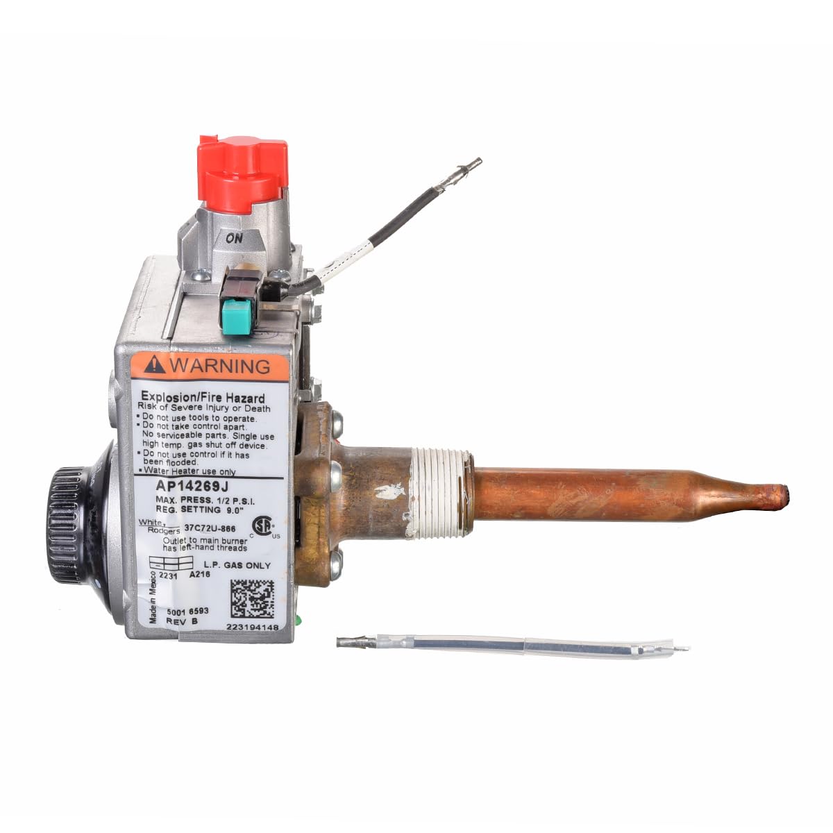 Rheem SP21196J WR Gas Valve and Pilot Adapter Kit