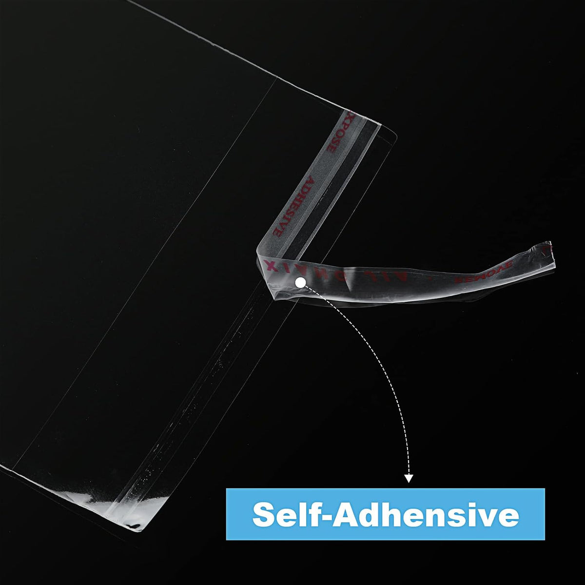 Clear Cellophane Bag Self Adhesive Sealing, 4 Size Cello, 240 Pieces