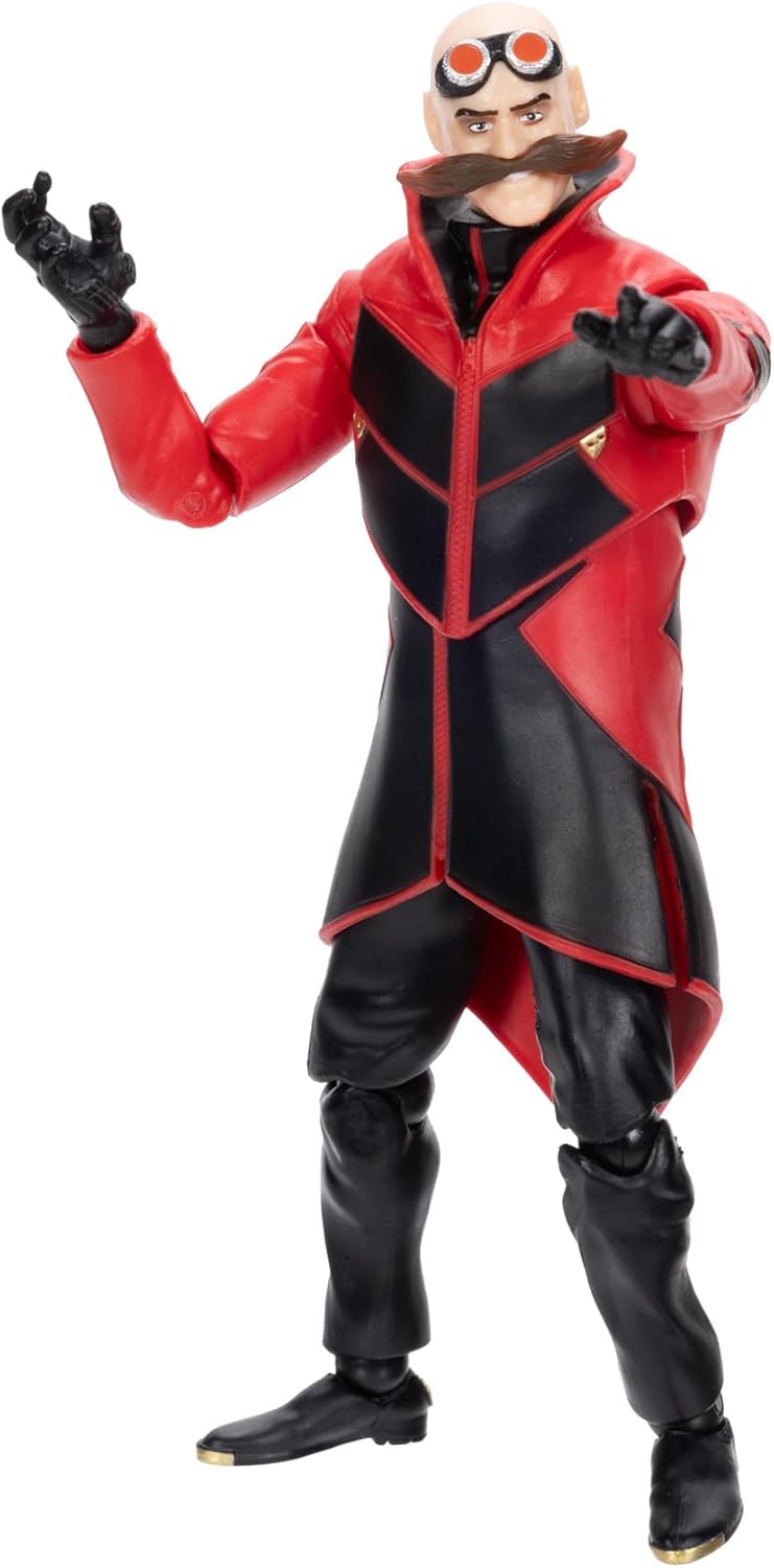 Sonic 3 Movie Action Figures 5-Inch Ivo Robotnik Collector Toy Figure, Highly Articulated for Boys Girls - Officially