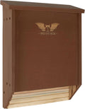 BIGBATBOX Bat House for Outdoors - Large 2 Chamber, Brown Cedar, Holds 75