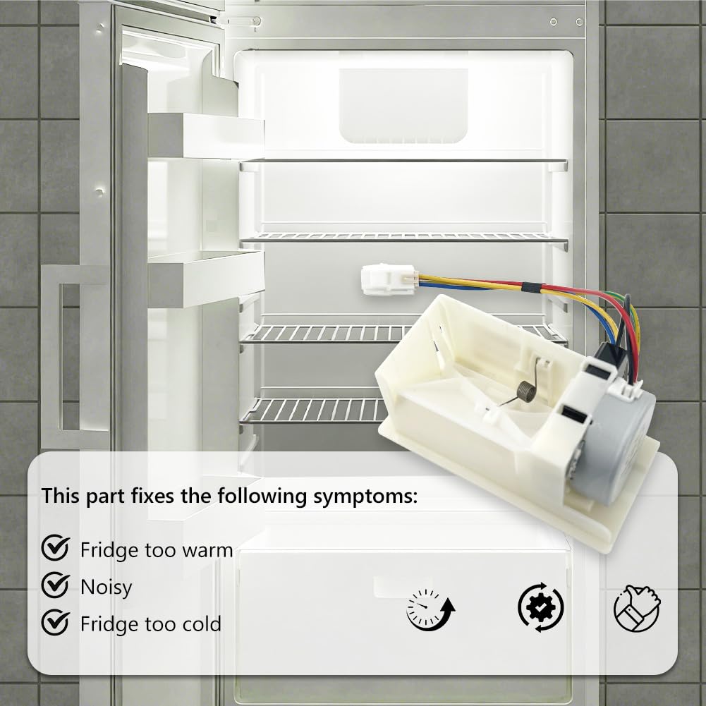 WPW10196393 Refrigerator Air Damper Control Assembly