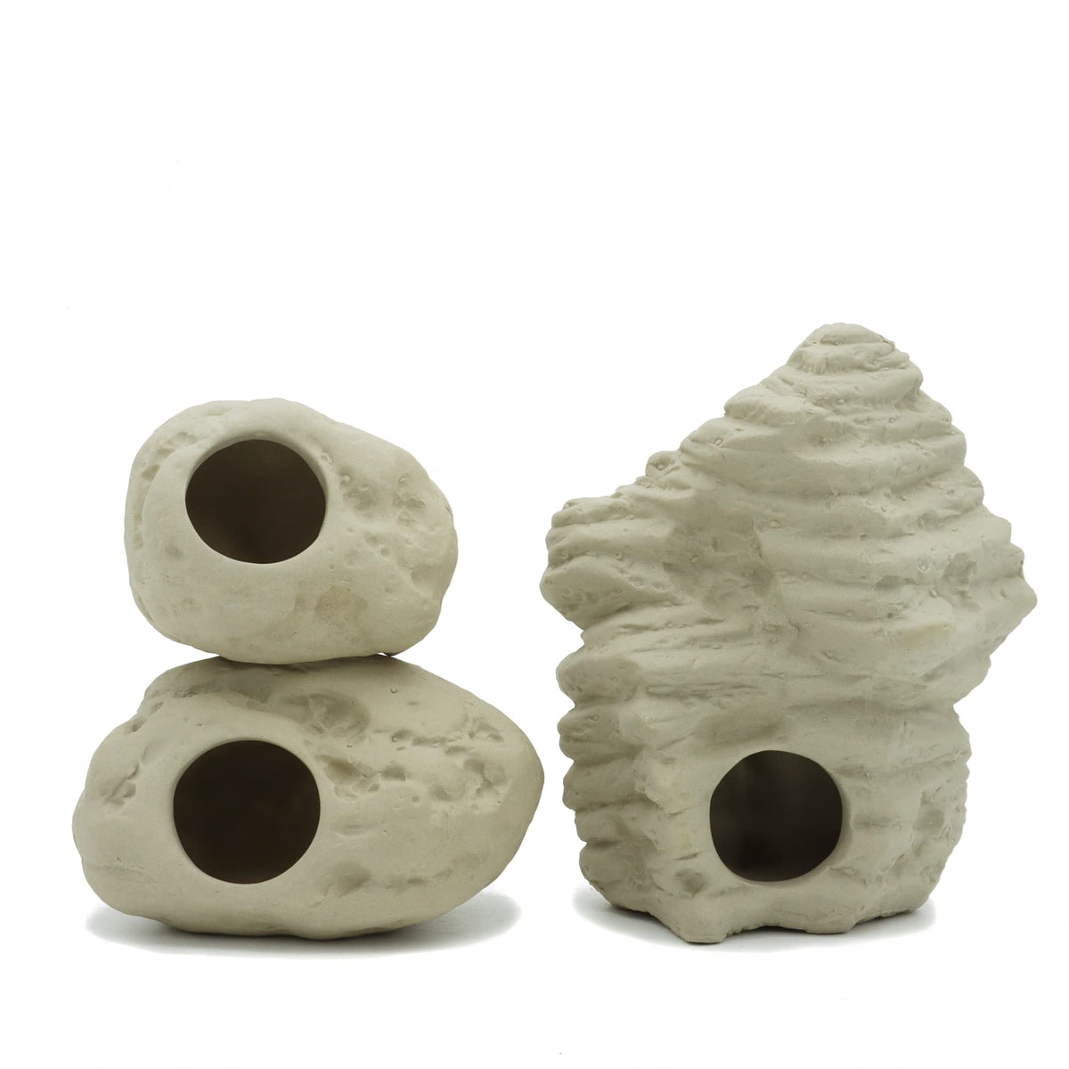 Aquarium Decoration Rock Caves Set, Cichlid Stackable Cave Hiding