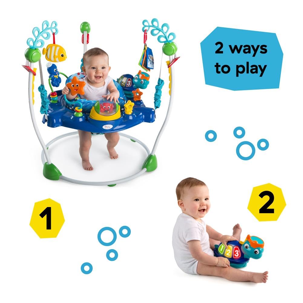 Neptune's Ocean Discovery Activity Baby Jumper Activity Center, Ages 6 Months +, Max Weight 25 lbs., Unisex
