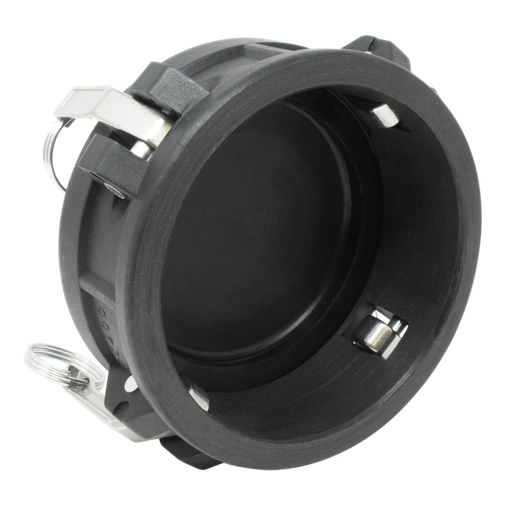 Gloxco Cam and Groove Fitting, Polypropylene, Type DC, 4" Dust Cap (CAM-40-DC-PP)