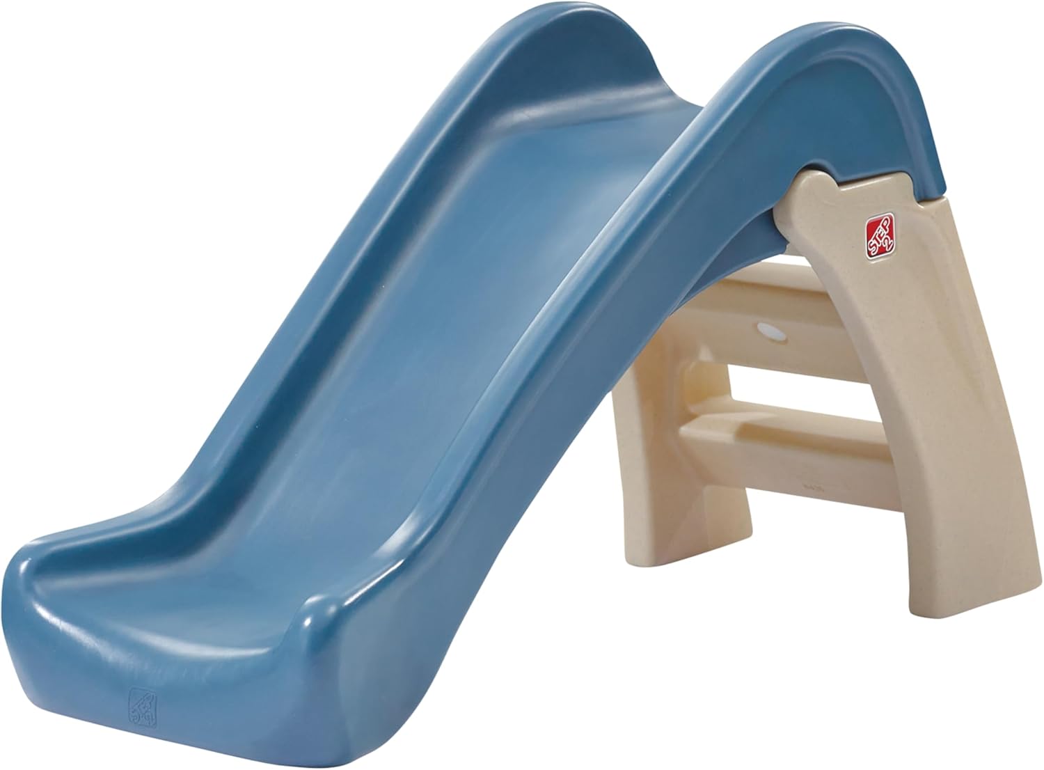 Play & Fold Junior Slide, Kids Indoor/Outdoor Play Slide, Backyard Playground Set, Easy Grip, Wide Ladder, Outside