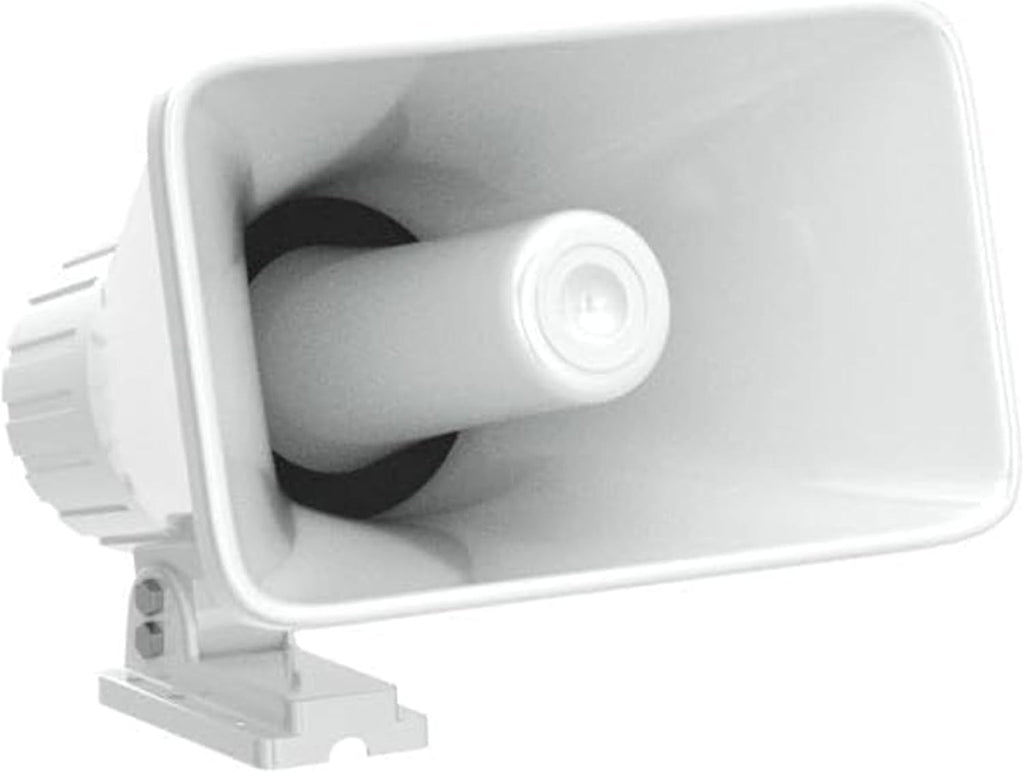 Indoor / Outdoor PA Horn Speaker - 8” Portable PA Speaker with 8 Ohms Impedance & 65 Watts Peak Power, Mounting