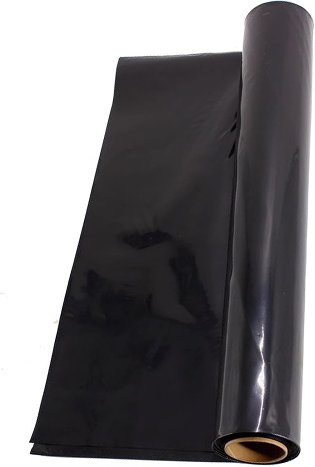(R) Black Plastic Sheeting Tarp Roll 6 MIL Vapor Barrier Moisture Barrier for Painting, Plastic Mulch, Weed Barrier