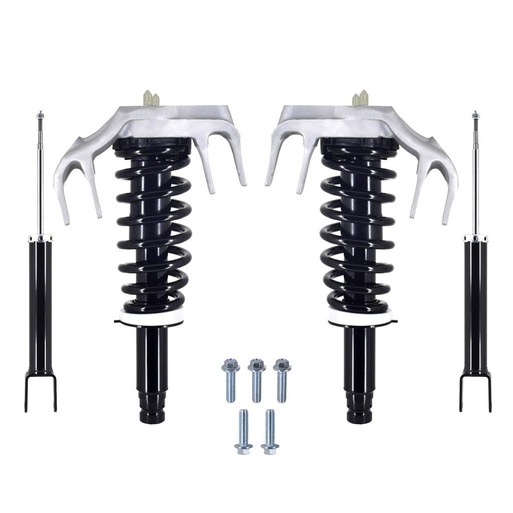 PM Auto Set Front Quick Complete Strut-Coil Spring-Rear Shock Compatible With 2008-2014 Cadillac CTS