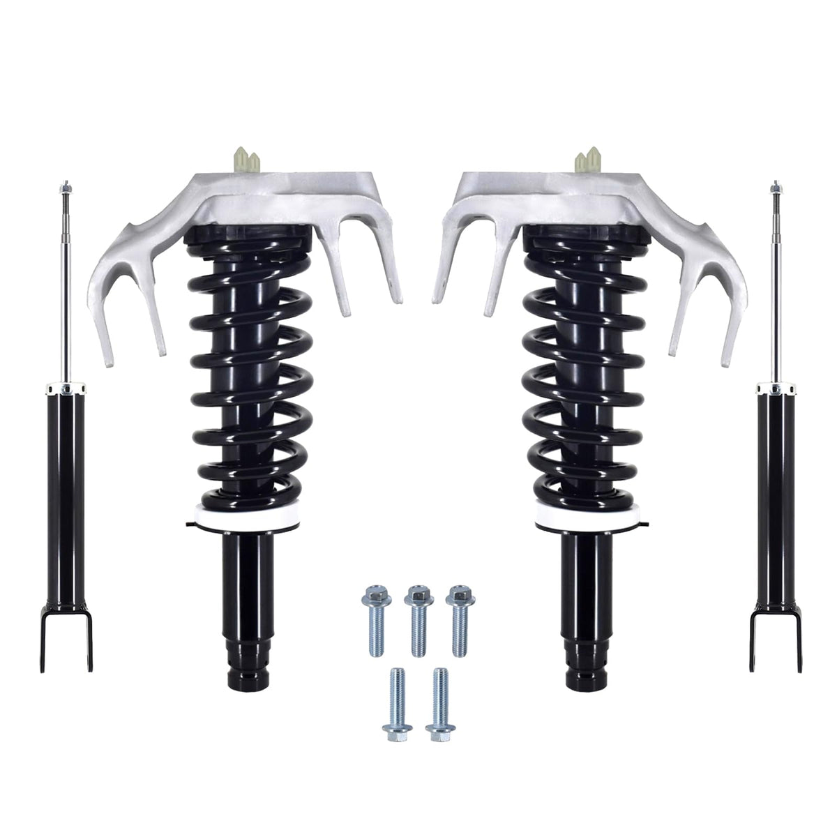PM Auto Set Front Quick Complete Strut-Coil Spring-Rear Shock Compatible With 2008-2014 Cadillac CTS