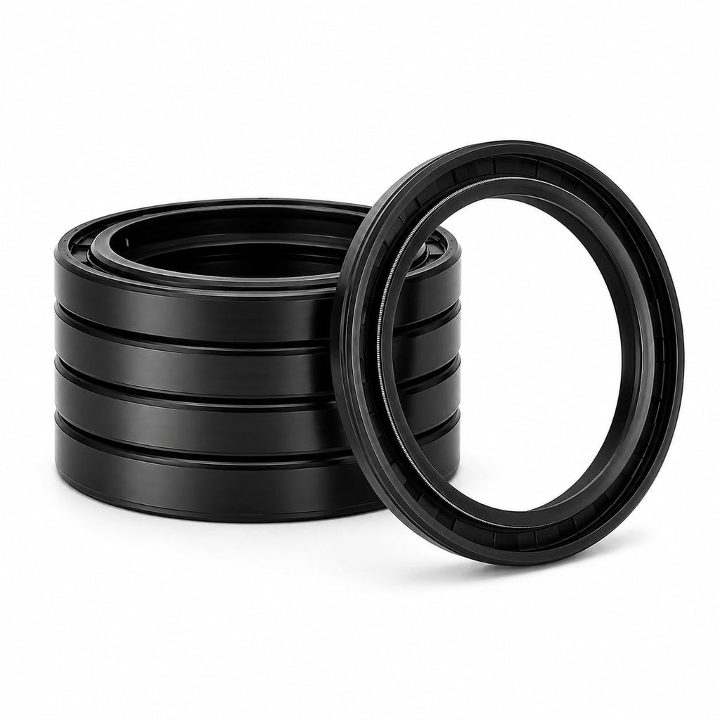 Oil Seal, 5Pcs 10x22x7mm TC Nitrile Rubber Double Lip Cover