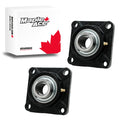 MAPLE ACE UCF204-12 Square Flange Bearing 3/4" Bore Self-Aligning (Qty 2)