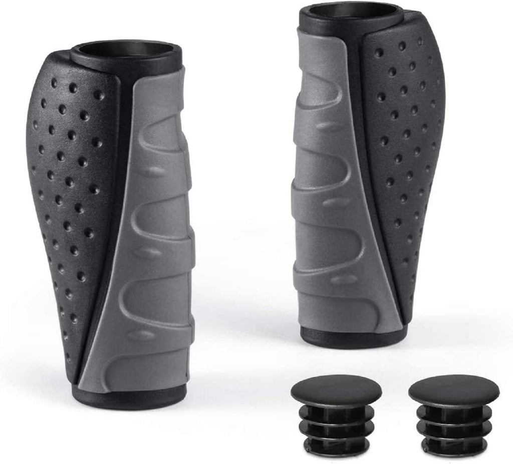 PRUNUS No-Slip Soft Rubber Bike Handlebar Grips Universal for Bicyble