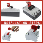 Electrical Lockout Tagout Kit, Lock Out Tag Out Kits with Safety Padlocks